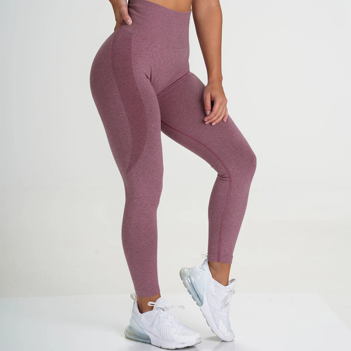 SHINBENE Sculpt Peach High Waist V Cut Back Gym Fitness Tights