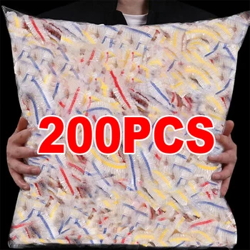 Copertura per alimenti usa e getta in plastica Involucro elastico colorato Copertine per alimenti Coperchio per conservazione della freschezza Piatto da cucina Sacchetti per imballaggio in nylon Borsa per la conservazione