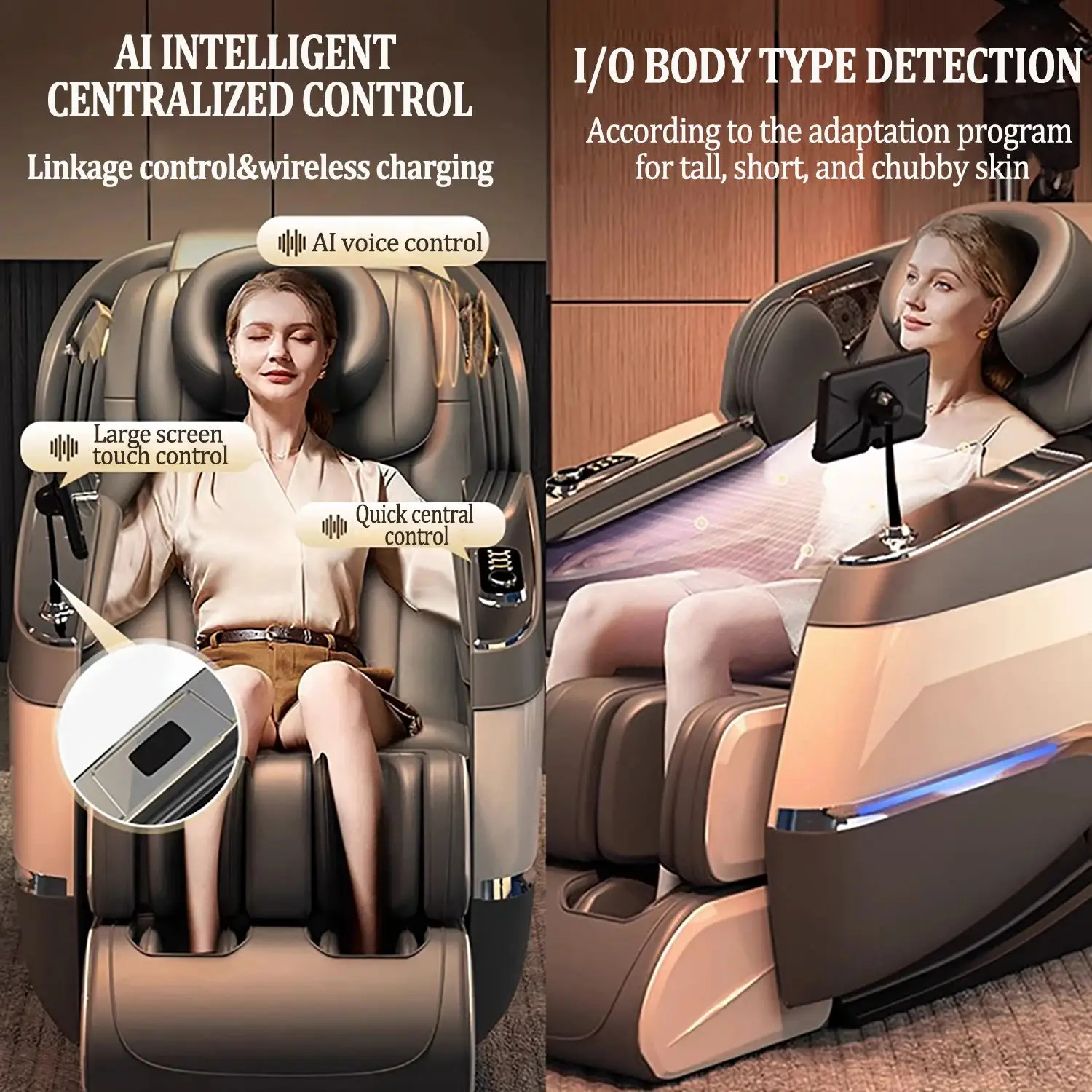 3 Year Warranty Home Full Body 4D Airbag Electric Jade massage head Massage Chairs Zero Gravty 6D Massage Sofa Office Chair 4