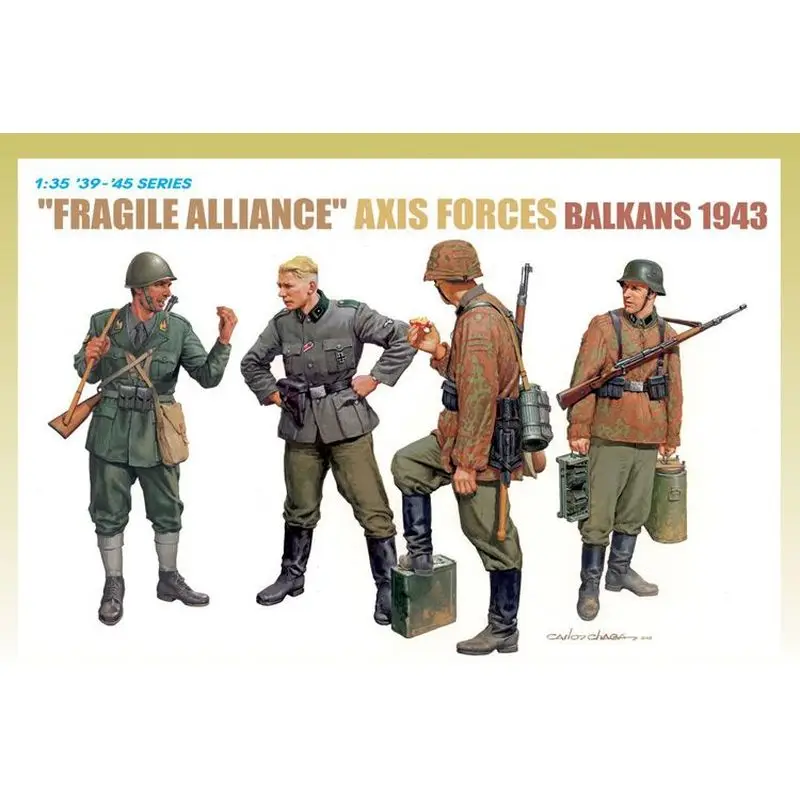 

DRAGON 6563 1/35 "Fragile Alliance" Axis Forces Balkans 1943 - Scale Assemble Model Kit