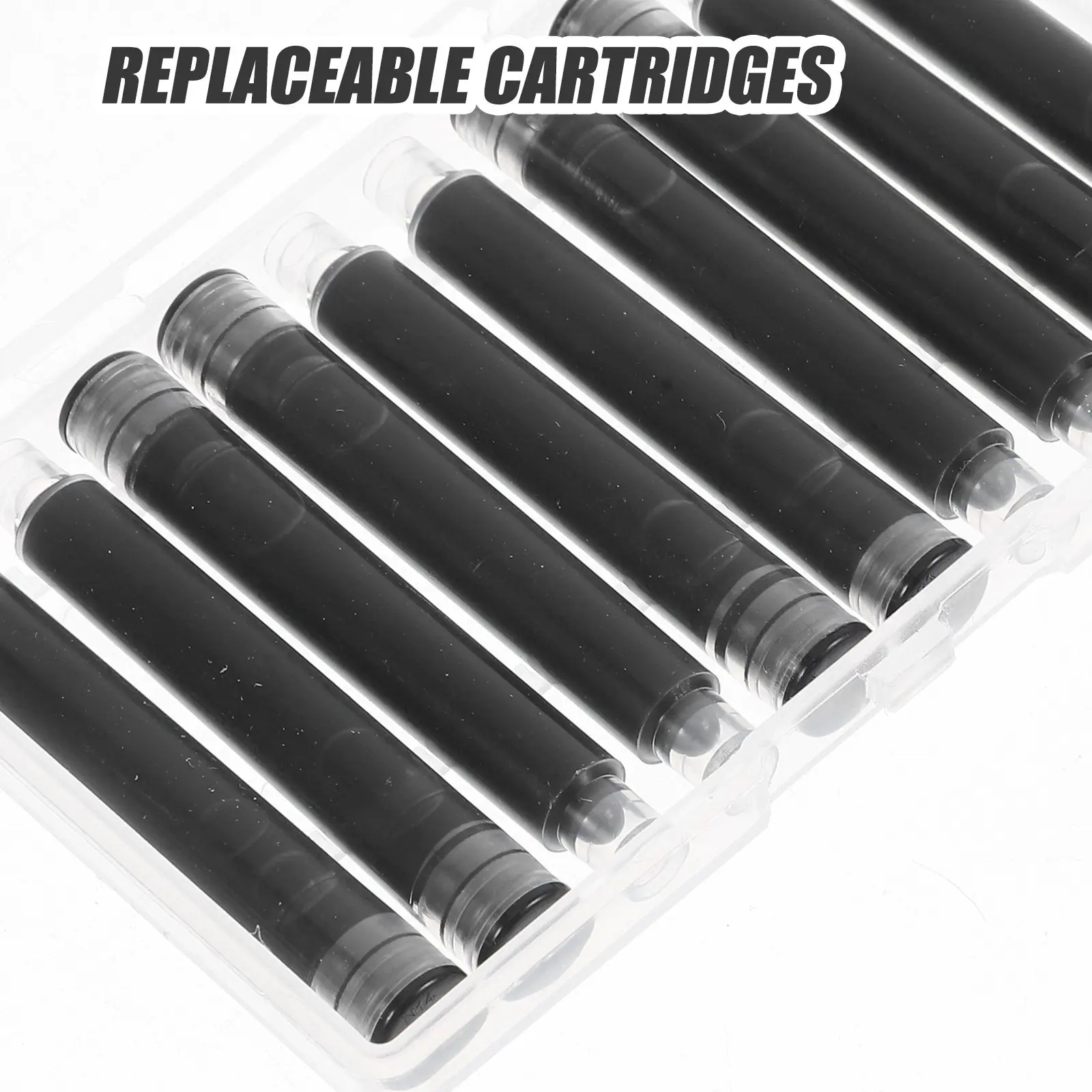 1세트 만년필 잉크 리필, 부드러운 필기 연습을 위한 건조 및 교체 가능한 카트리지, 초등학생에게 이상적