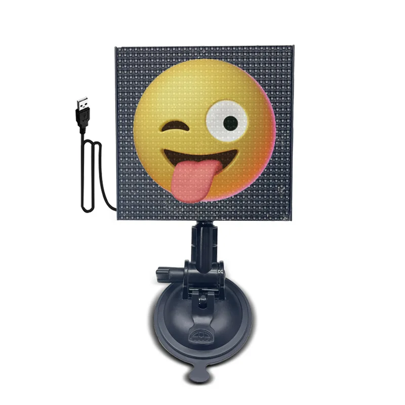 

32 * 32 Full Color LED Display Screen, Car Expression Screen, Car Rear Window LED Light, Desktop Clock Screen, USB Bluetooth