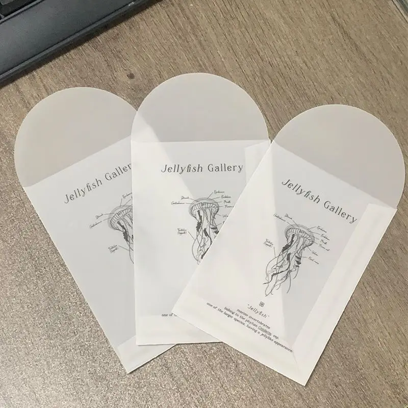 Translucent Sulfuric Acid Paper Envelopes mailing envelopes 50pcs for DIY Postcard/Card/Jewelry Storage