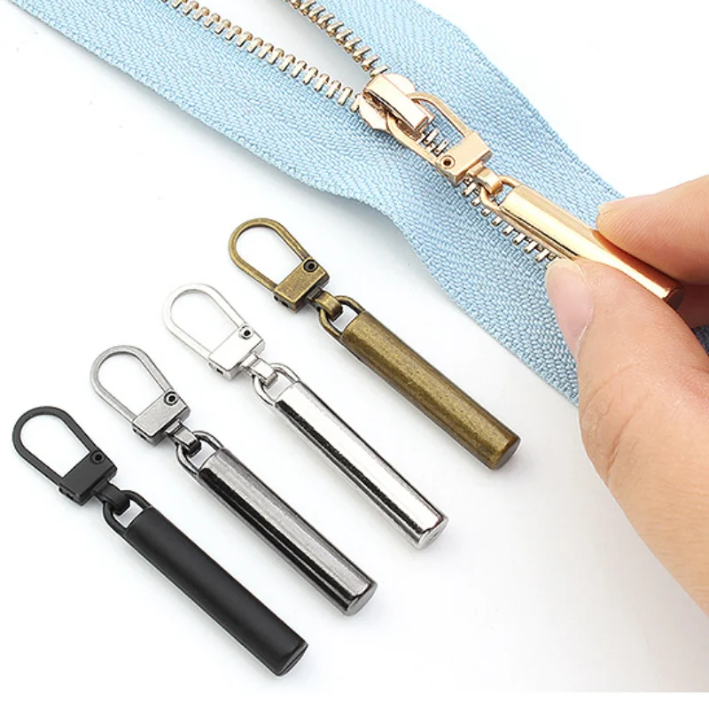 Description Picture 2 of item5pcs Detachable Metal Zipper Pullers for Zipper Sliders Head DIY Zipper Pull Tab Sewing Bags Down Jacket Zippers Repair Kits