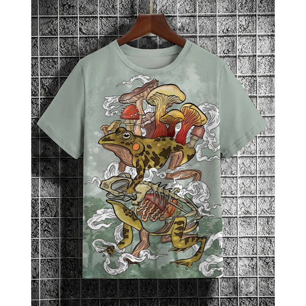 Camiseta de hombre con diseño de gato de anime, camiseta de manga corta con estampado 3D de dibujos animados, ropa de hombre, camiseta para hombre, camisetas casuales de uso diario vintage