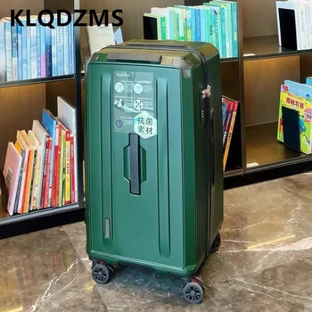 KLQDZMS 22"24"26"28"30"32"36"40 Inch Thickened Large Capacity Trolley Case PC Suitcase Women's Password Box Rolling Luggage Bag 1