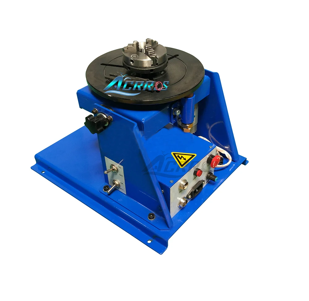 

10kg Rotary Welding Positioner Turntable Table Mini 2.5" 3 Jaw Lathe Chuck 2-10 r/min (110V 50HZ)