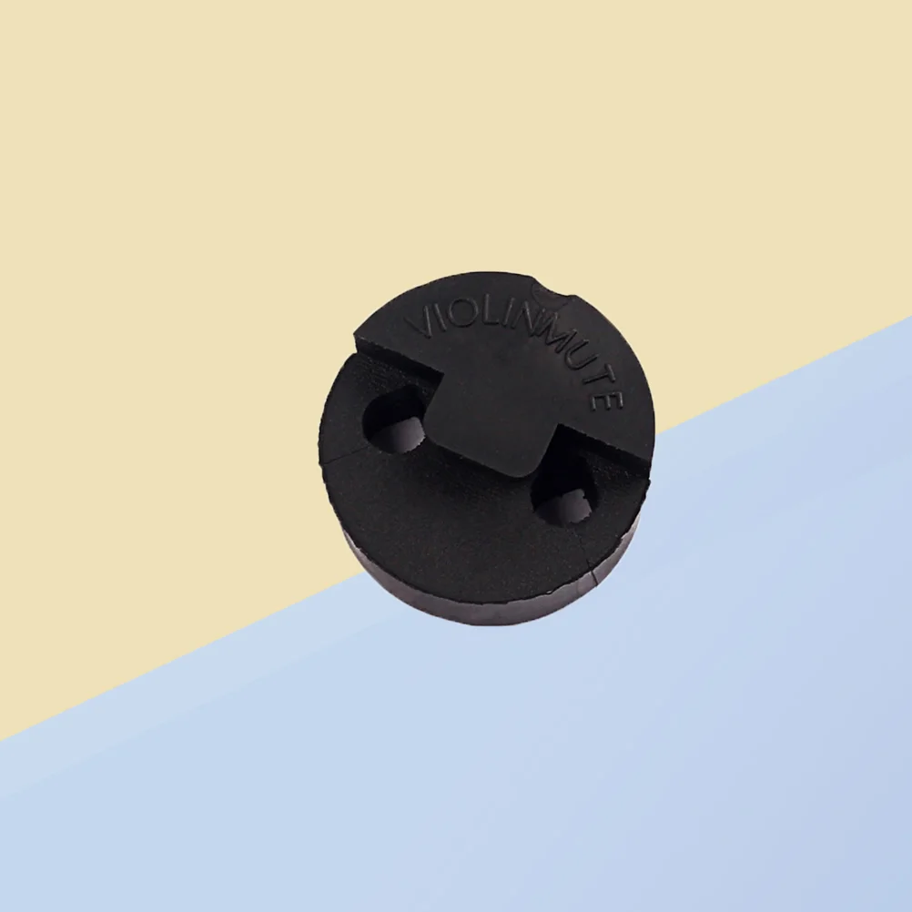 

Rubber Acoustic Violin Mute Fiddle Mute Silencer Professional Violin Fittings Violin Sourdine Tools (B26/ Black)