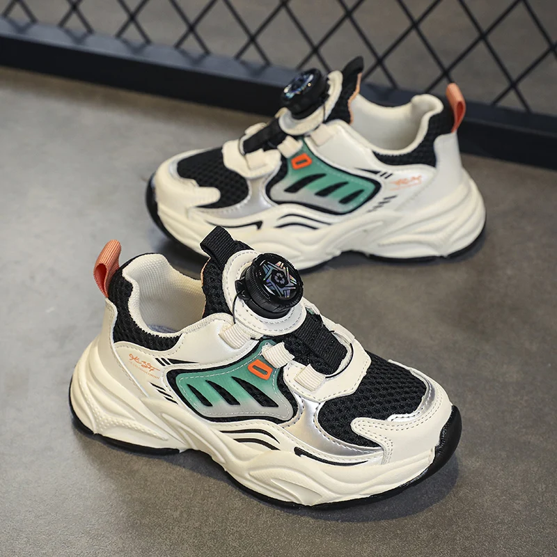 Fashion Youth Children's Outdoor Sport Footwear Boys' And Girls' Shoes Student School Sports Training Basketball Shoes 27-37