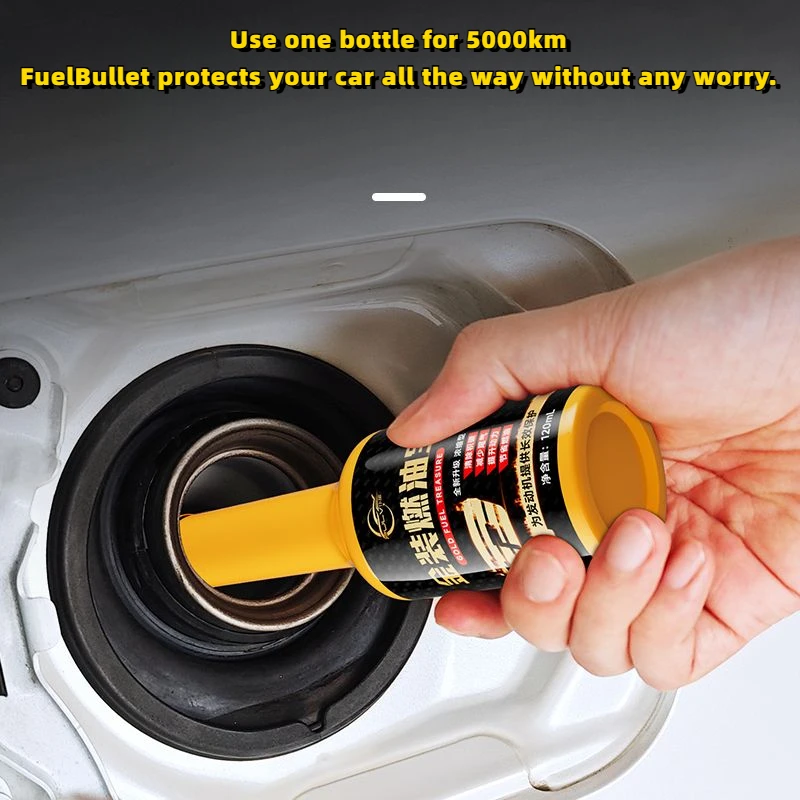 120 Fuel Plus Gold Concentrated Petrol Additive Injector Carbon Removal Fuel Saving Maintenance Engine Cleaner