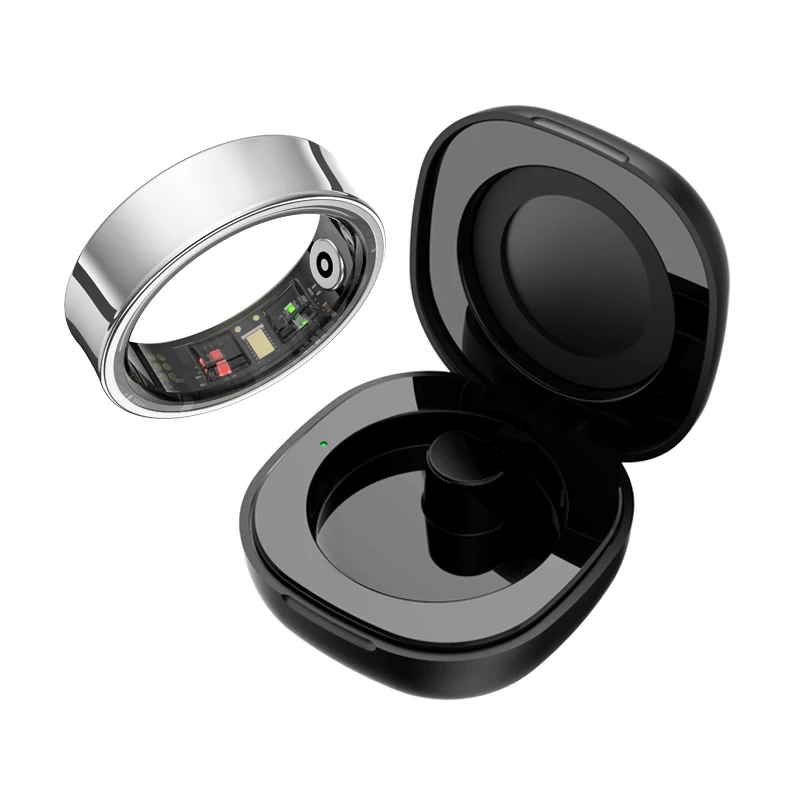 SENTIMENTS ♥ NO.470 RING/追跡付 R09 Smart Ring Men Women with Charging Case,Heart Rate Blood