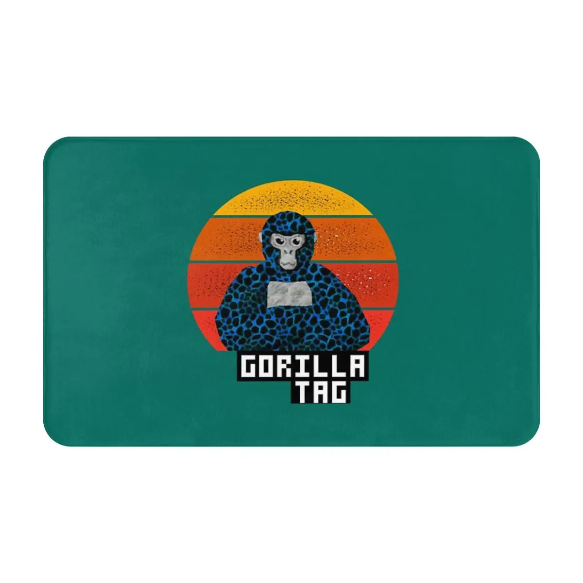 Gorilla Tag Pfp Maker Gorilla Tag Blue Lava Vintage A Tappeto Zerbino Tappetino Da Bagno