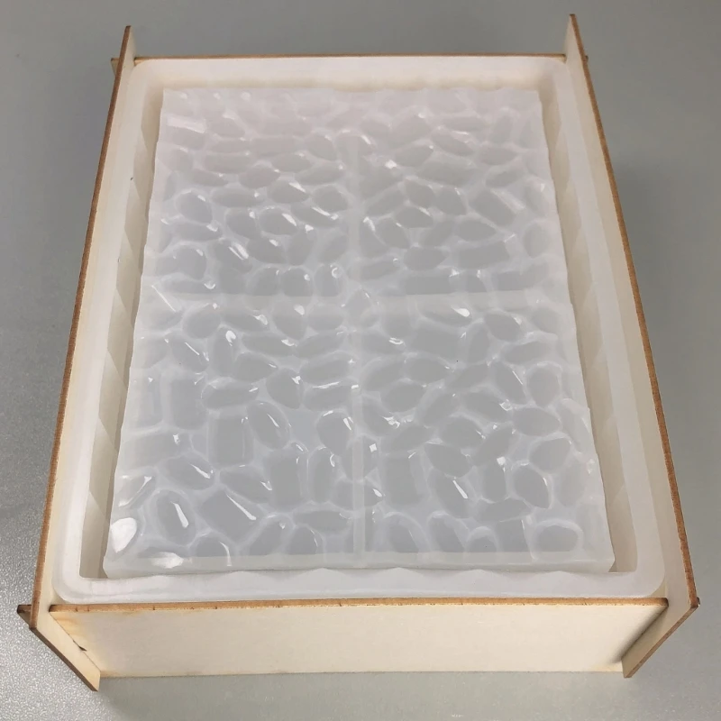 DIY Tissue Box Crystal Epoxy Resin Mold Pumping Tray Mold