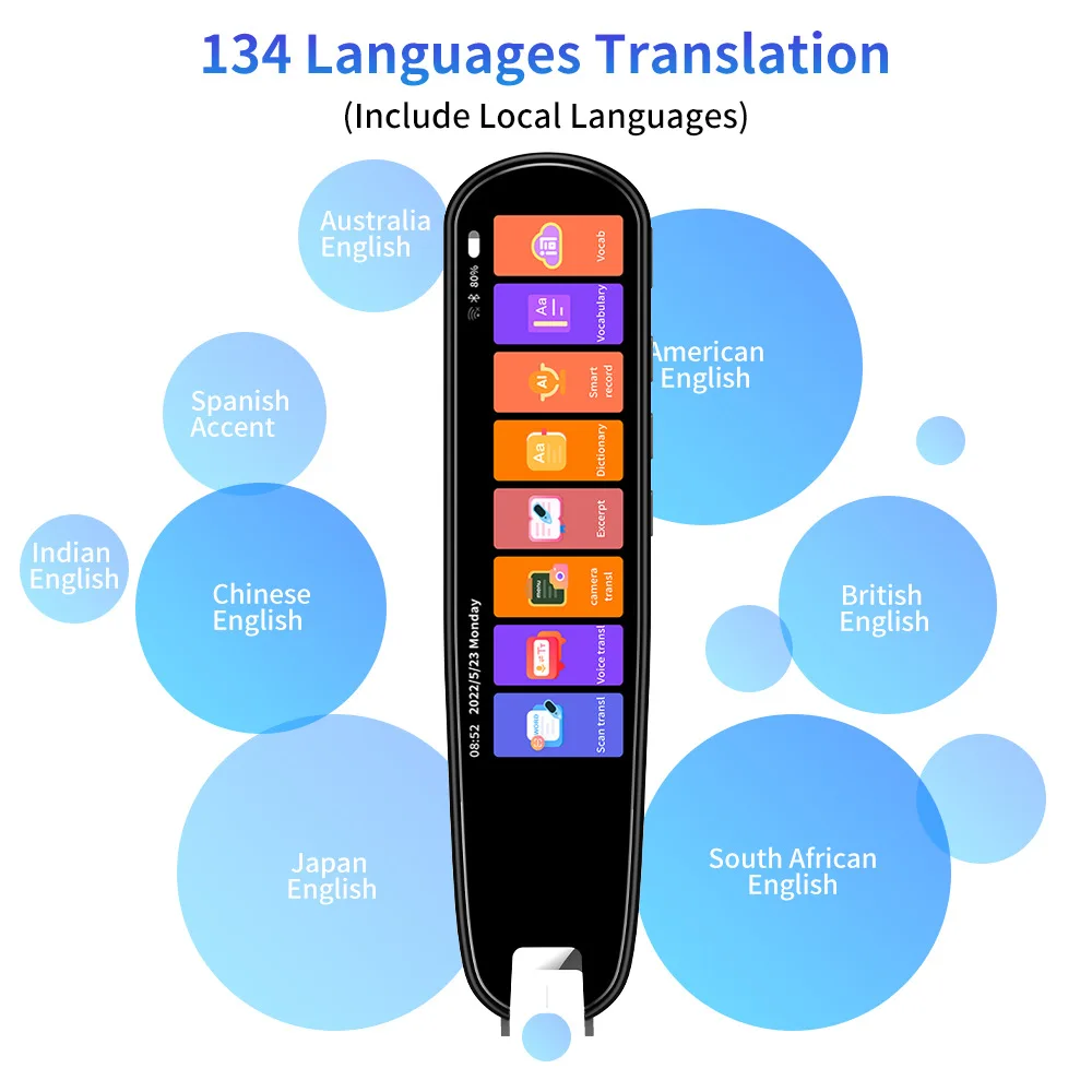 Smart Offline Scan Translator Pen Business Travel Translator for language learners to read translation pen