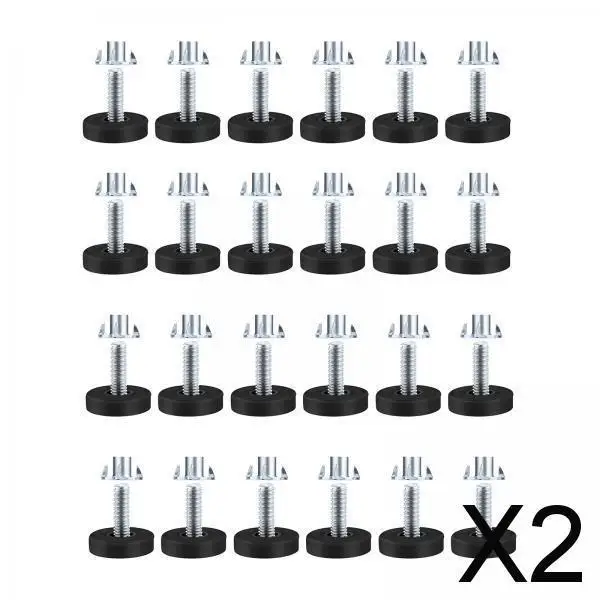 

2 шт., регулируемые ножки для мебели, 1/4 дюйма