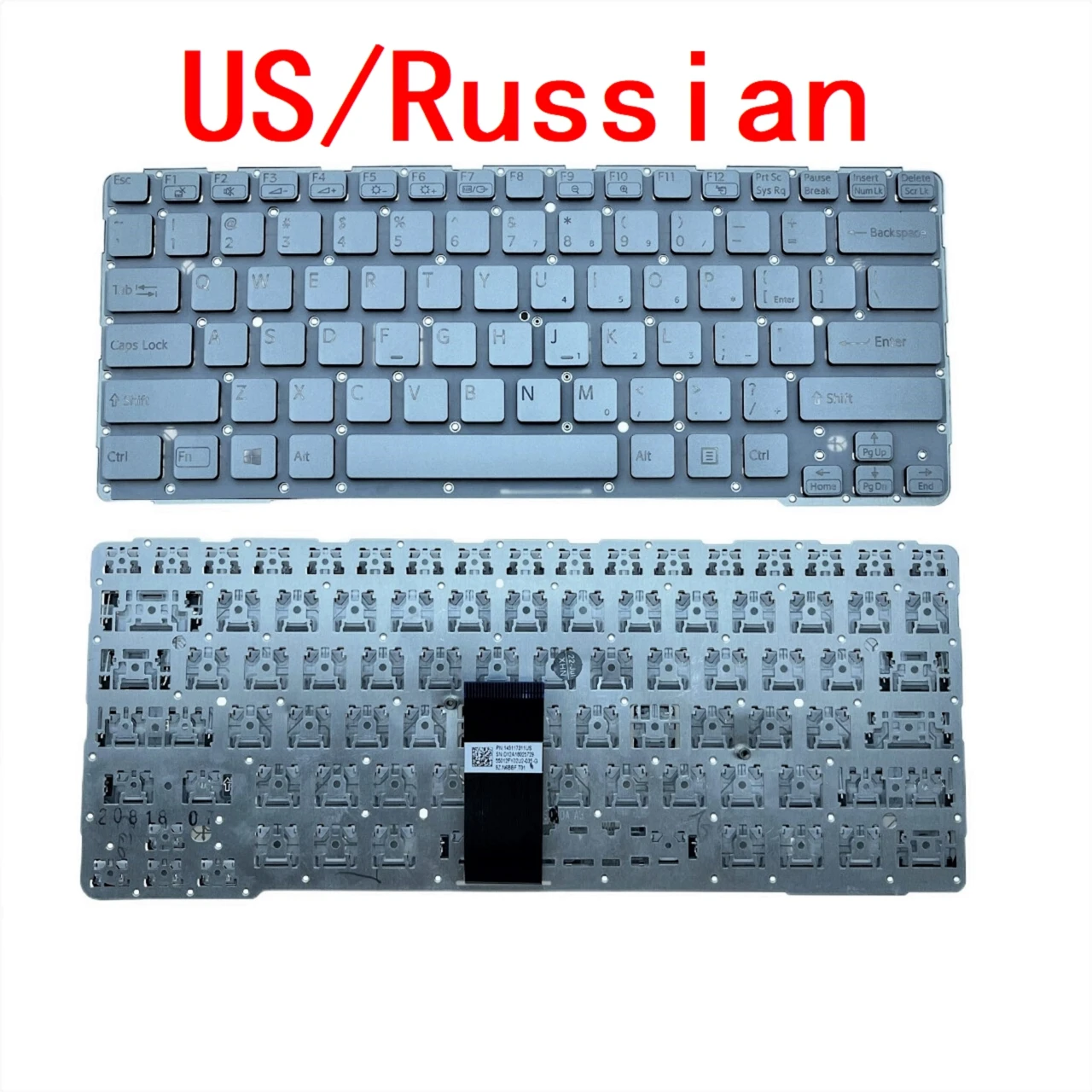New US Russian Laptop Backlit Keyboard For Sony VAIO SVE 14 SVE14 SVS14 ...