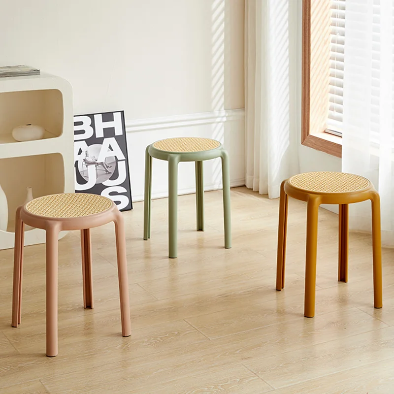 

Kitchen Rattan Dining Chair Relaxing Vintage Cafe Camping Dining Chair Garden Green Sillas Comedor Dining Room Furniture