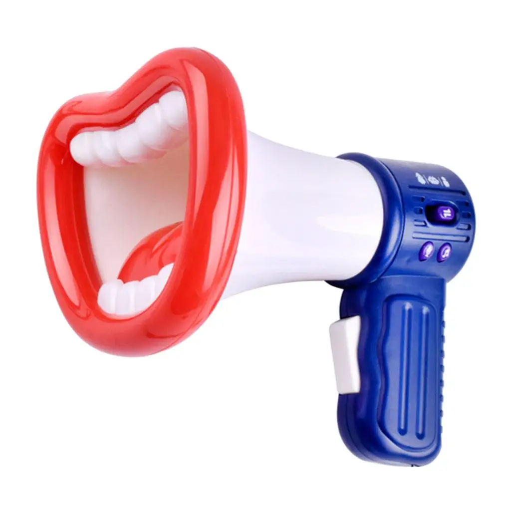 

Kids Voice Changer Toy, Trumpet Recording Microphone Toys, Handheld Big Red Lips Toy Voice Changer Toy for Kids Boys and Girls
