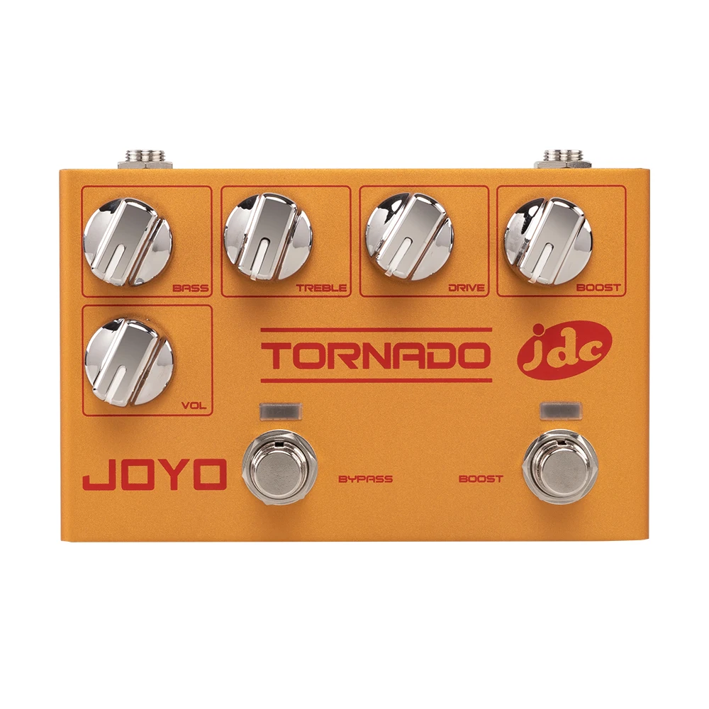 JOYO R21 TORNADO Overdrive Pedal Dual Channel DRIVE & BOOST Clean