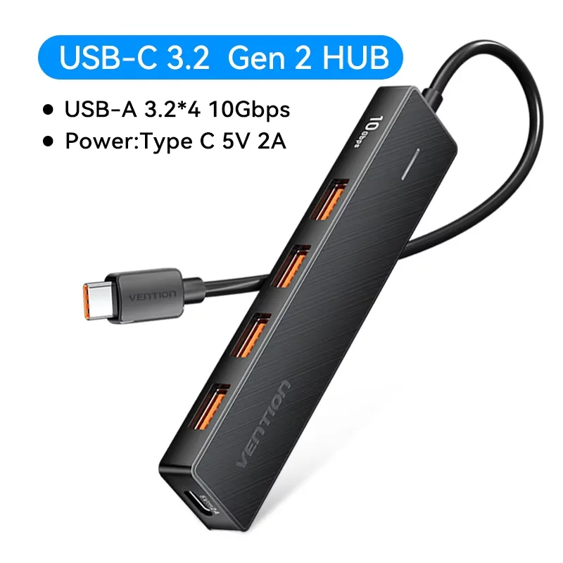 ตัวเลือกสินค้า USB 3.2 Gen2 5-Port Hub 10Gbps สำหรับ MacBook iPad และโน๊ตบุ๊ก