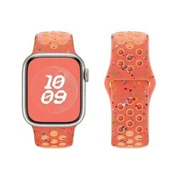 Premium Silicone Sports Watch Strap in Vibrant Colors for 49mm-42-44-45mm SM (02 orange pink)