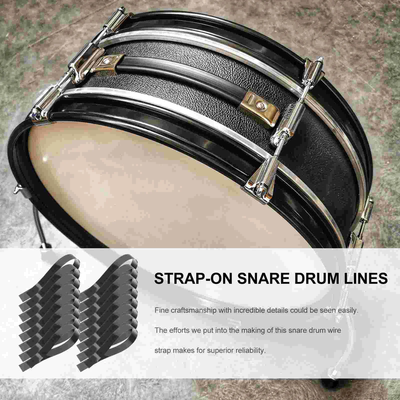 20 Pcs Snare Drum Pet Durable Straps Component Wire Installation Tools The Fixing Mounting for