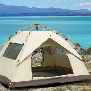 Outdoor shelter Sunshade Self-driving Travel Camping Tent Reactive outdoor Camping tent Two doors and two windows 3