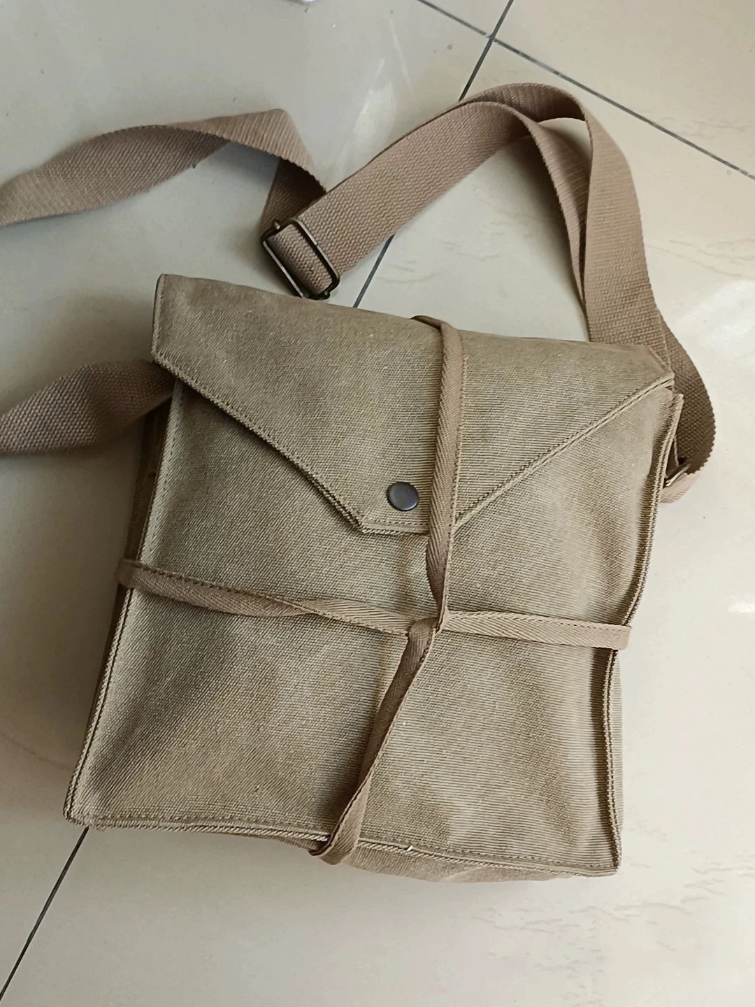 JAPANESE WWII GAS MASK BAG knapsack canvas