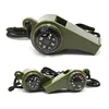 ABS Emergency Survival Whistle with Thermometer and Compass, 3 in 1, High Decibel, Portable, Outdoor 5