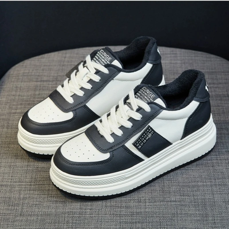 

Туфли женские на платформе, увеличивающая рост, цветные блоки, повседневные Простые универсальные, на шнуровке, осень