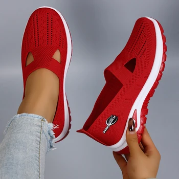 Women's summer breathable mesh flat shoes women's shoes casual sneakers shoes, clearance free shipping 1