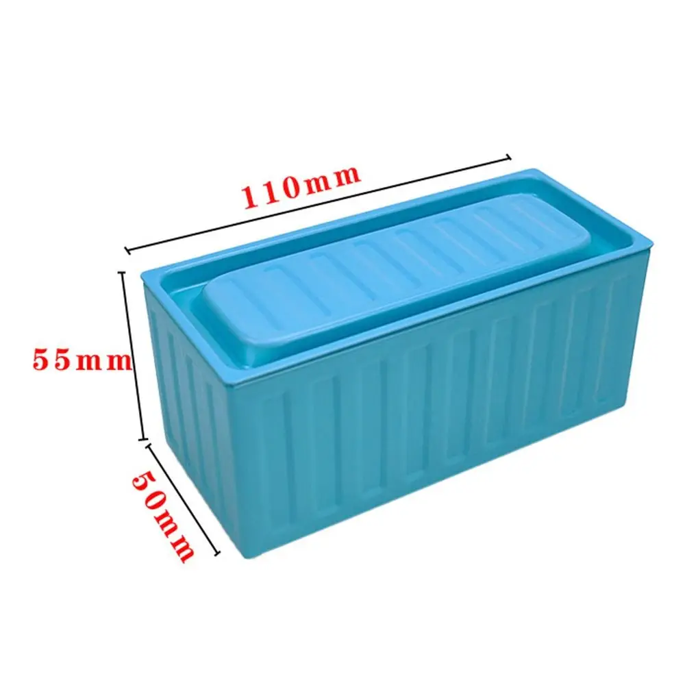 Mini Container Model Retro Industrial Style Desktop Decoration Storage Box Wrought Iron Creative Container Tin Box