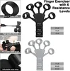 Silicone Grip Training and Exercise Finger Exercise Stretcher Hand Strengthener Arthritis Grip Trainer Hand Brush Expander Grips 5