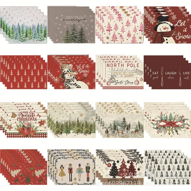 Christmas Placemats Set 1