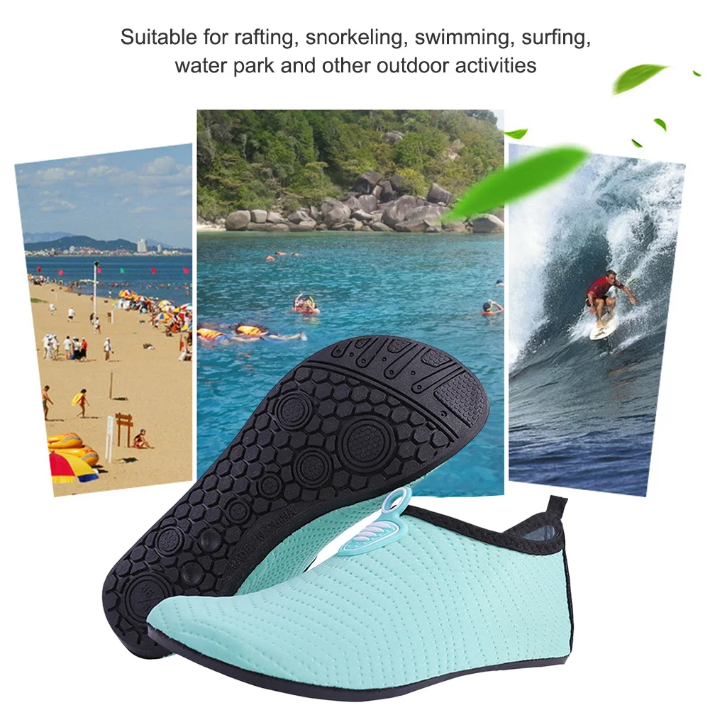 Water Shoes Aqua Shoes Diving Shoes Barefoot Shoes Sandals Slippers Flip Flops Anti-slip Sea Swimming Slippers