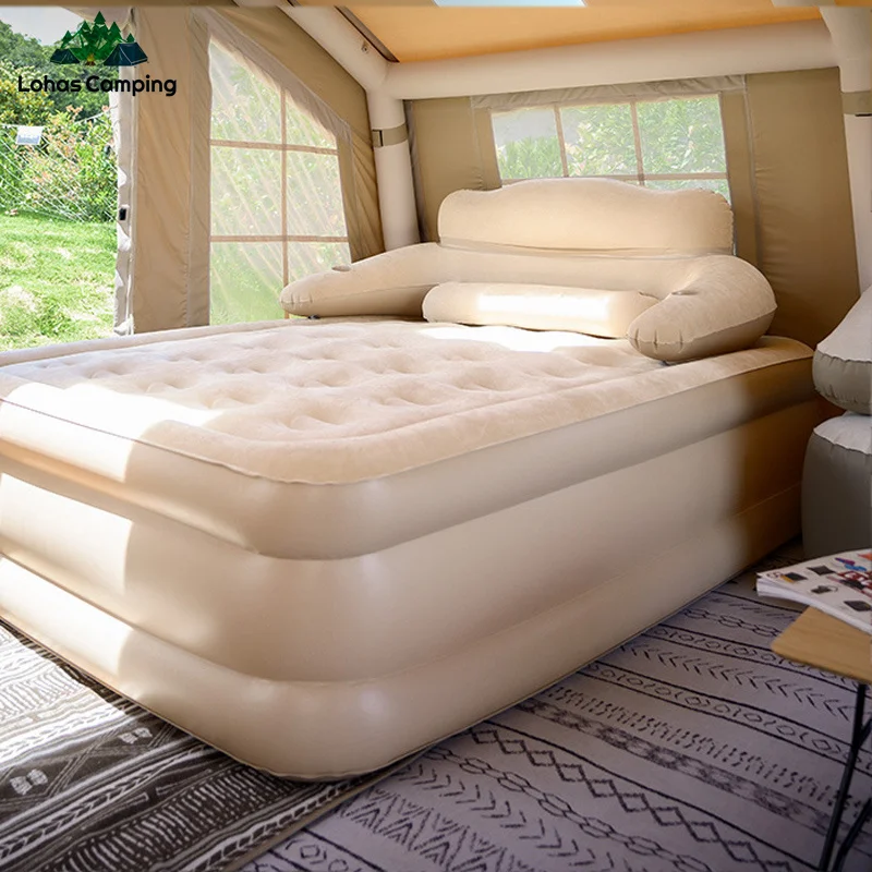 Lohascamping double Self-inflating Mattress Thick 40cm Compact