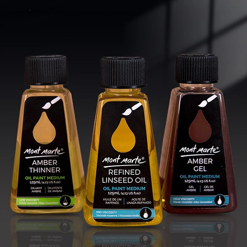 Oil Painting Turpentine Thinner Linseed Oil 125/500 ML