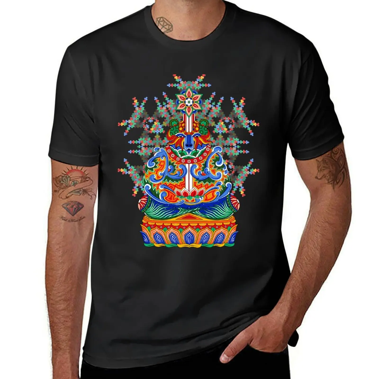 

Meditating bear T-Shirt sports fans tees oversized t shirts for men pack