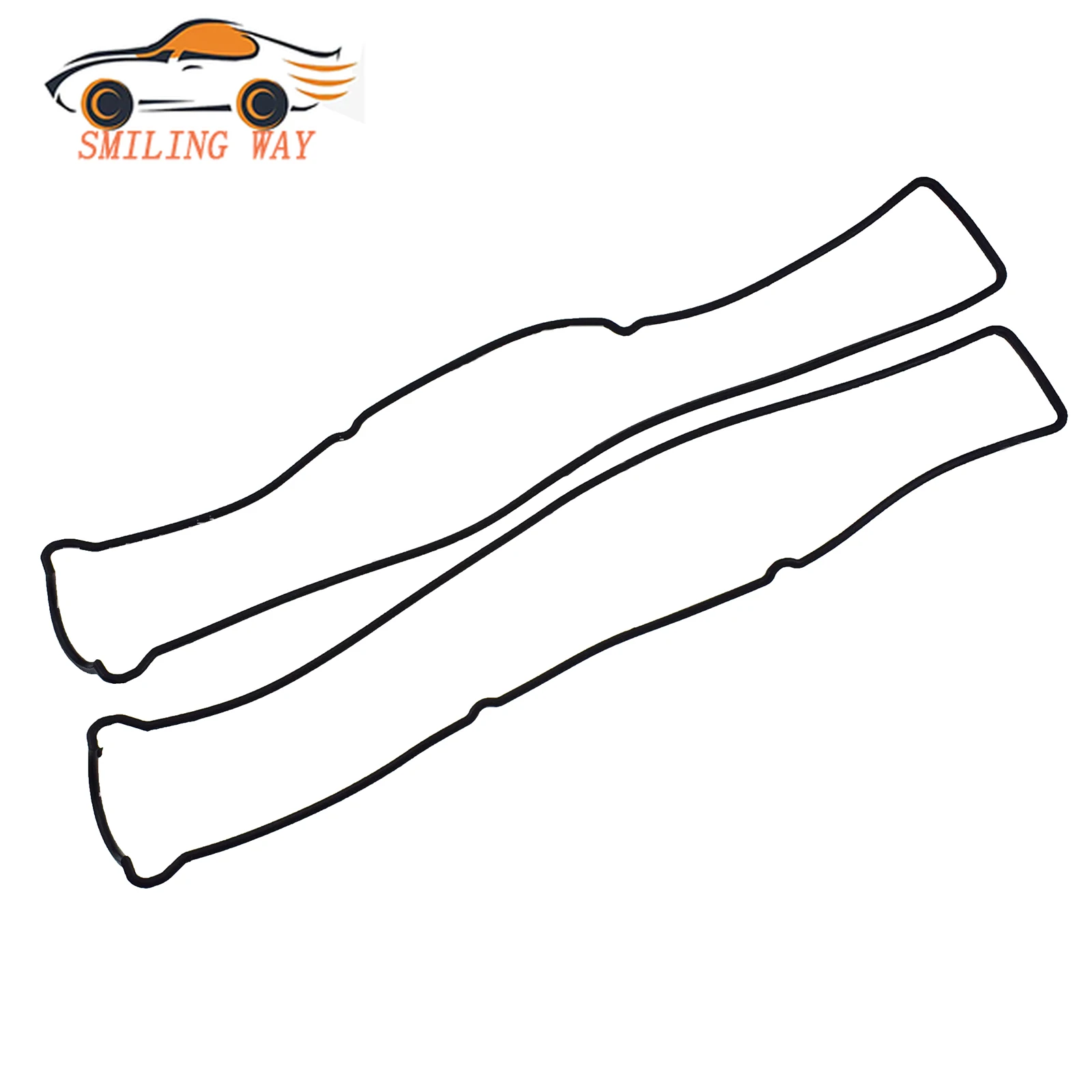 Pair Car Valve Cover Gasket Left and Right Side Rubber Black Set Fit For Toyota 1JZ 1JZGE 1JZGTE VVTi 11214-88410 11213-88410