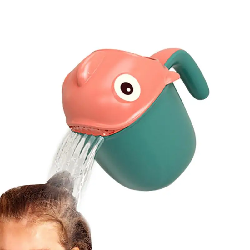 Cute Creative Clownfish Shamtoolpoo Cup Shampoo Rinse Cup Washing Baby Hair Rinse Rinser Shower Sprinkler Spoon Bathroom