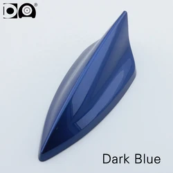 Universal 5D Shark Fin Antenna - Enhanced Signal with Piano Paint Finish (Dark Blue)