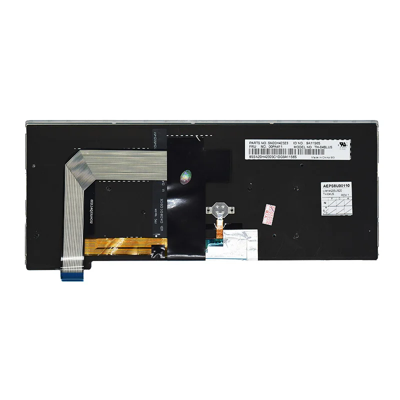 Teclado para Notebook Russo dos Eua para Lenovo Teclado Retroiluminado para Thinkpad 13 T460s T470s T460p T470p T470p s2 2023 Ano 00pa452 00pa482 Novo - Imagem 3