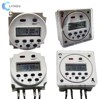 CN101A 12V/24V/110V/220V  Single and double countdown micro cycle time control switch timer controller min control 16A 1