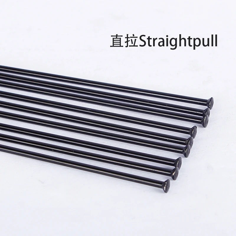 DT Swiss Champion J-bend / straight pull head 2.0 bicycle spokes black mtb road bicycle spokes with copper cap 32PCS bicycle spokes