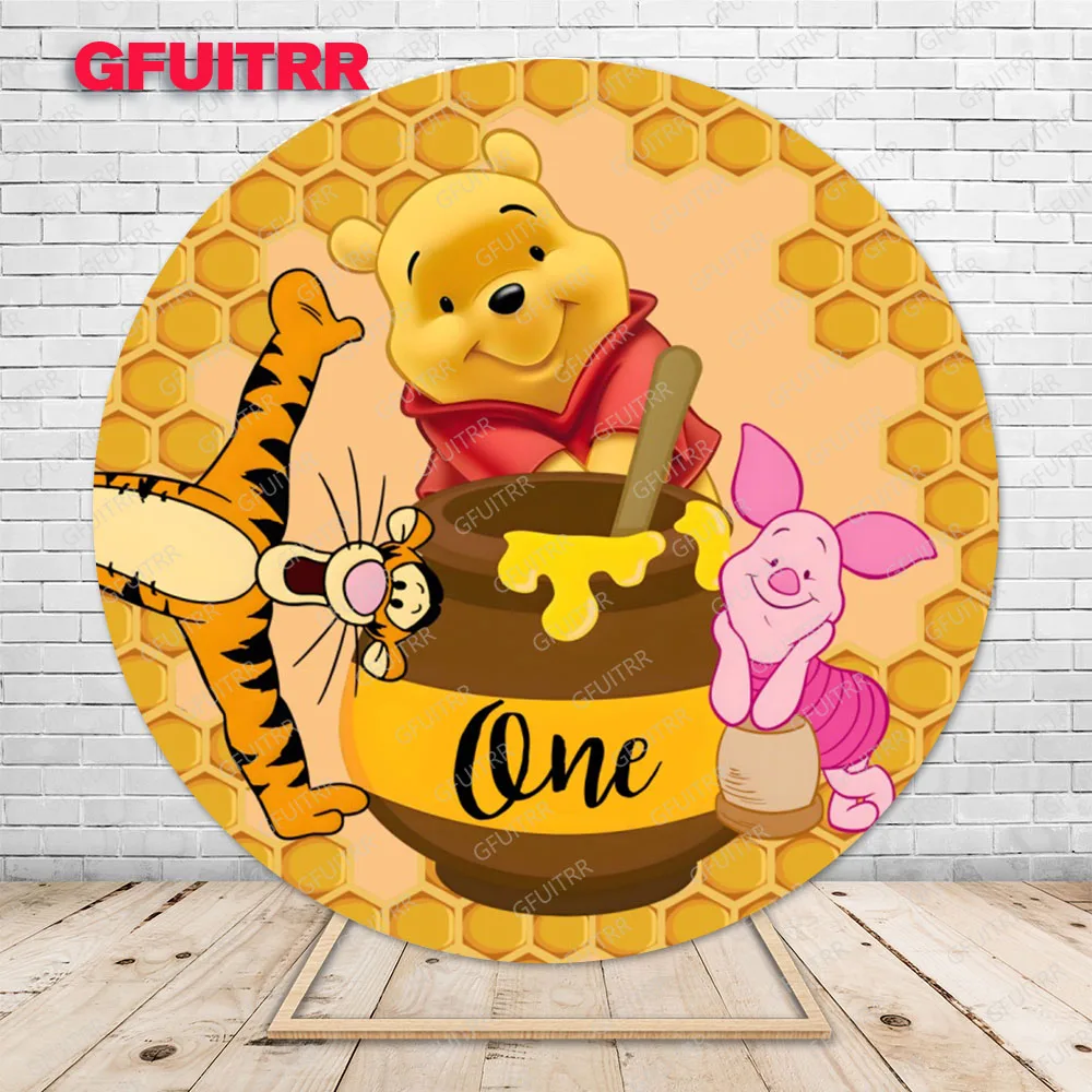 Winnie The Pooh Round Cake Topper