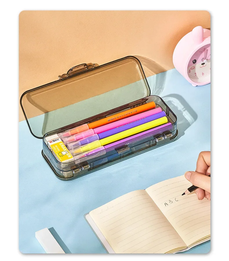 Student Stationery Storage Box Saco de grande capacidade