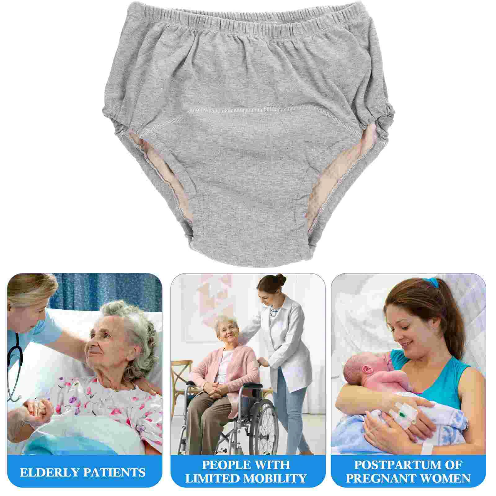 Men’s Elderly Anti-Urine Nursing Mens Washable Diaper Adult Diapers for Washable Urinary 2