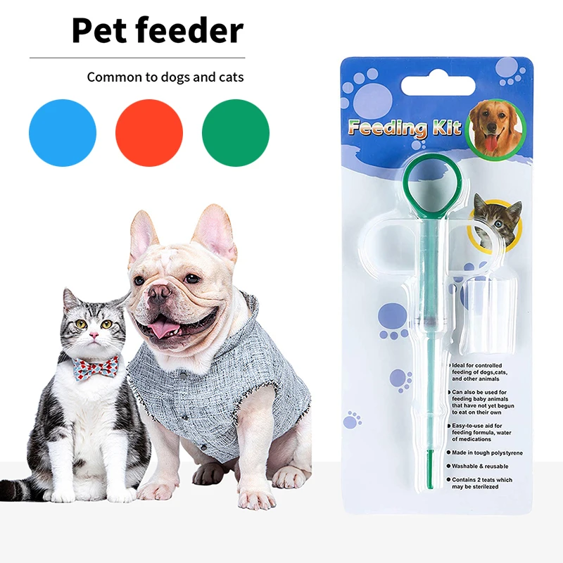 Multifunzione Pet Medicine Siringa Tablet Pill Gun Piller Push Dispenser Medicina Acqua Latte Siringa Cane Cat Puppy Feeder Kit