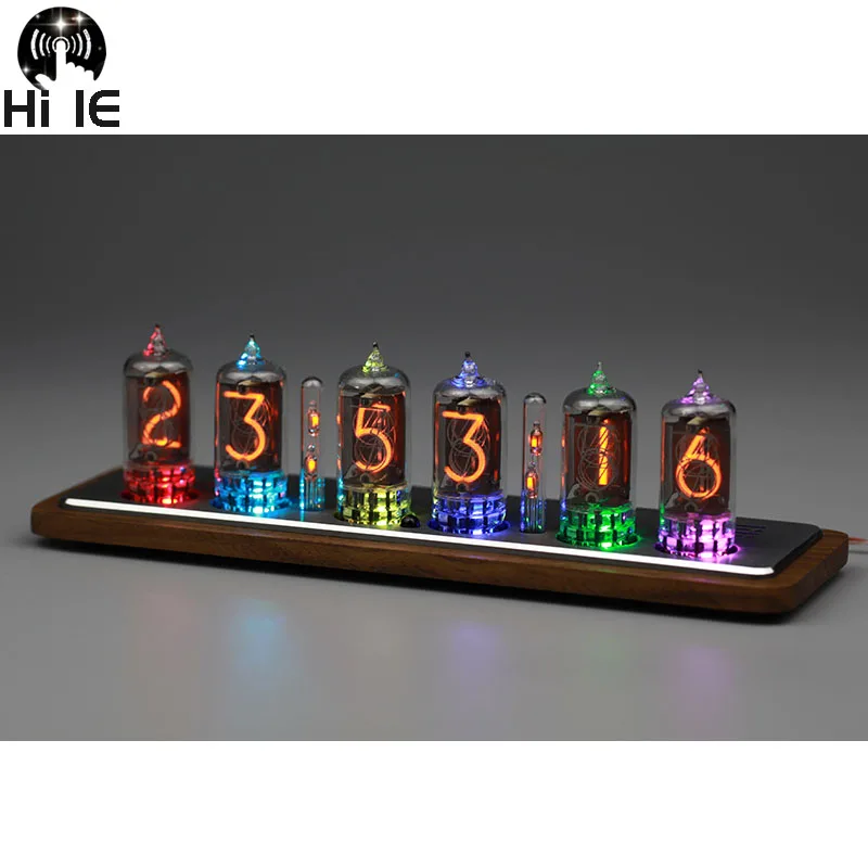 Omnixie NL841Glow Digital Tube Clock LED Color Change Creative Home Clock Nixie Ultra-Thin Intelligent Smart WIFI