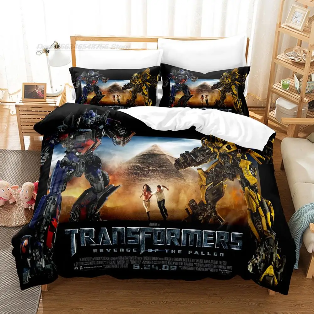 Transformers Bedding Set Single Twin Full Queen King Size Bed Set